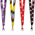 Full Color Imprint Weave Dye Sublimation Lanyard - (36"x1")